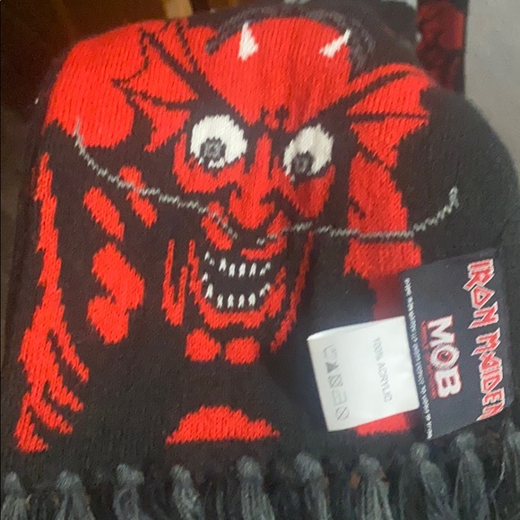 IRON MAIDEN Eddie 666 Scarf - NEW 🎶🖤 - Picture 3 of 8